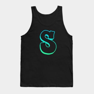 Letter S - Outline Tank Top